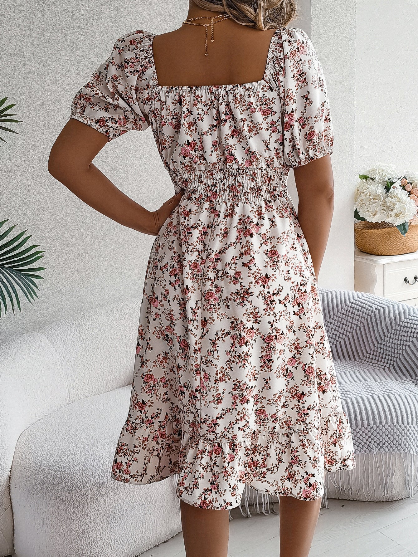 ROBE FLORALE D'AUTOMNE