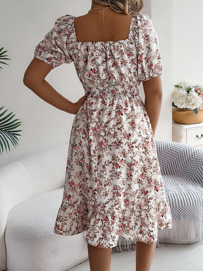 ROBE FLORALE D'AUTOMNE