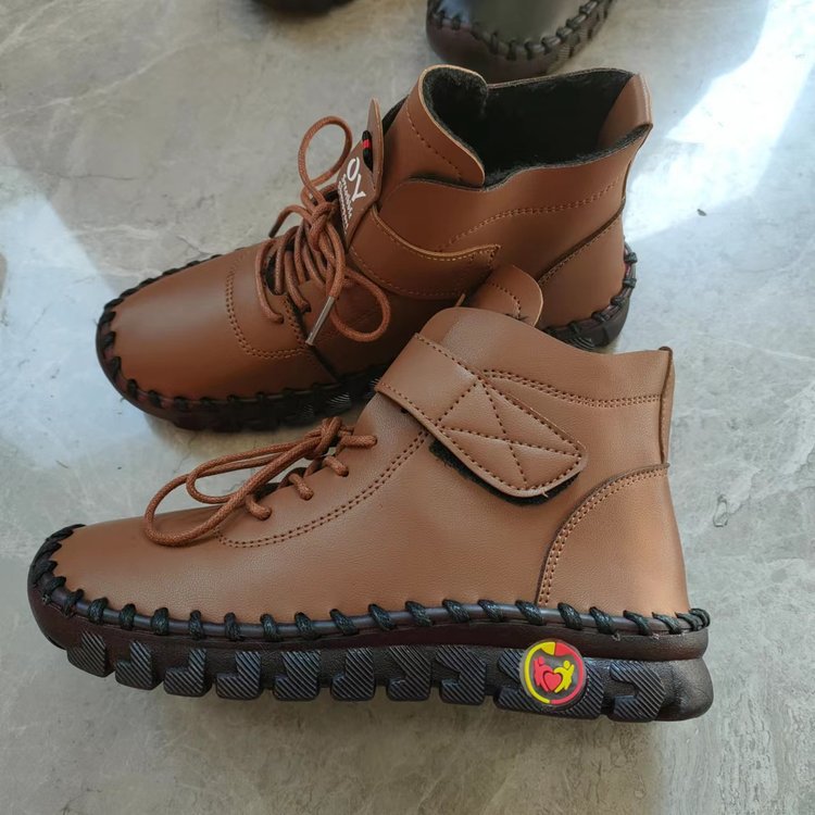 OY Chaussures en cuir cousues main ، semelle ultra-souple