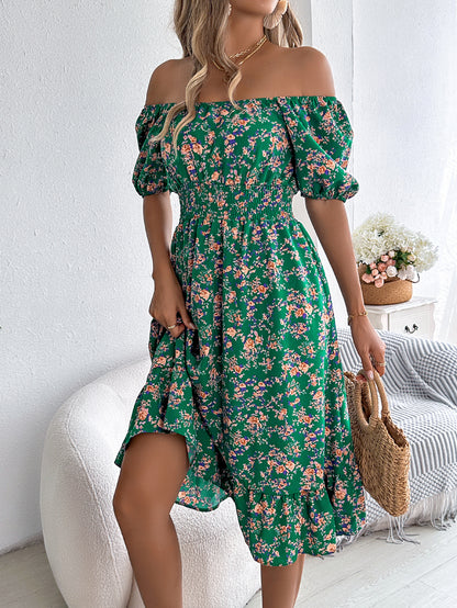 ROBE FLORALE D'AUTOMNE