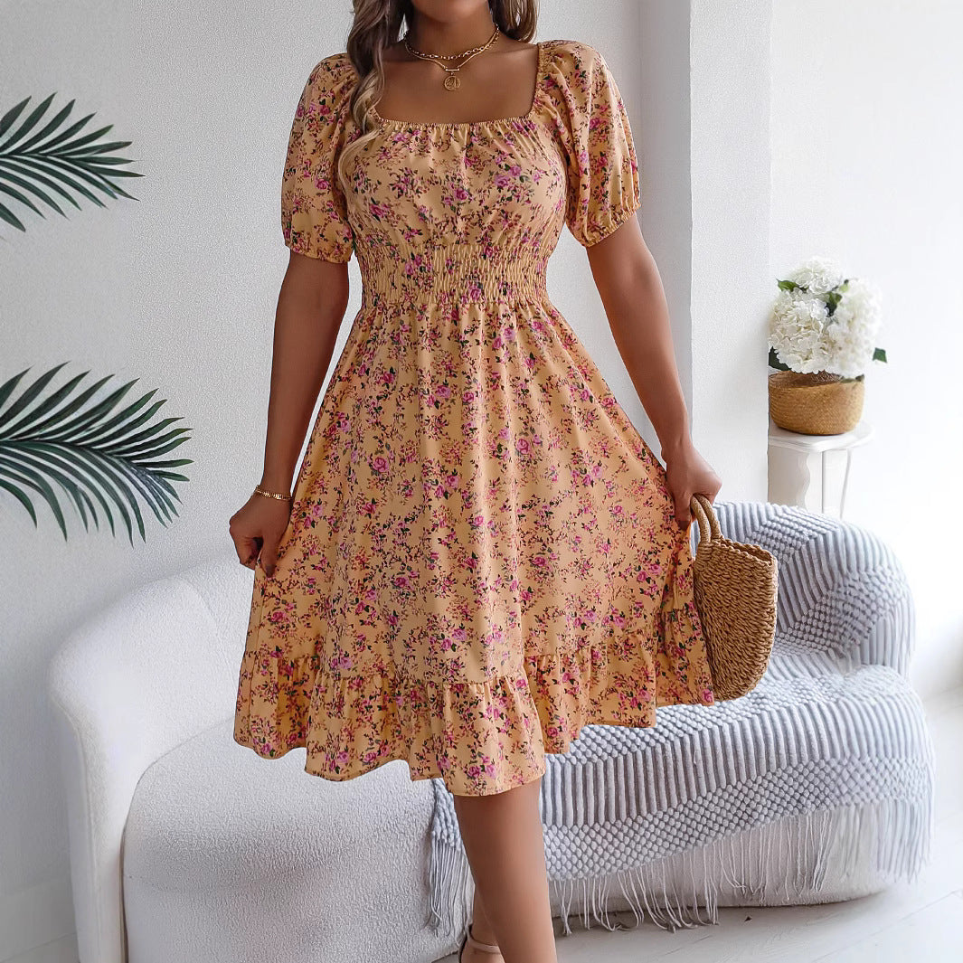 ROBE FLORALE D'AUTOMNE