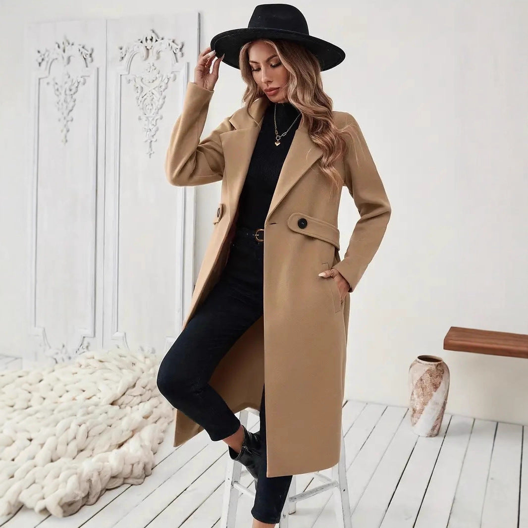 Zoraty Manteau long d'automne