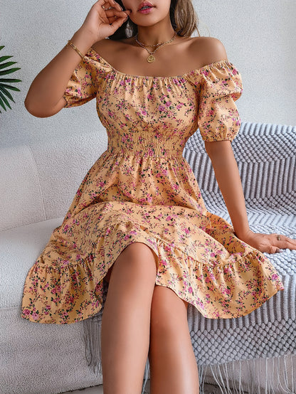 ROBE FLORALE D'AUTOMNE