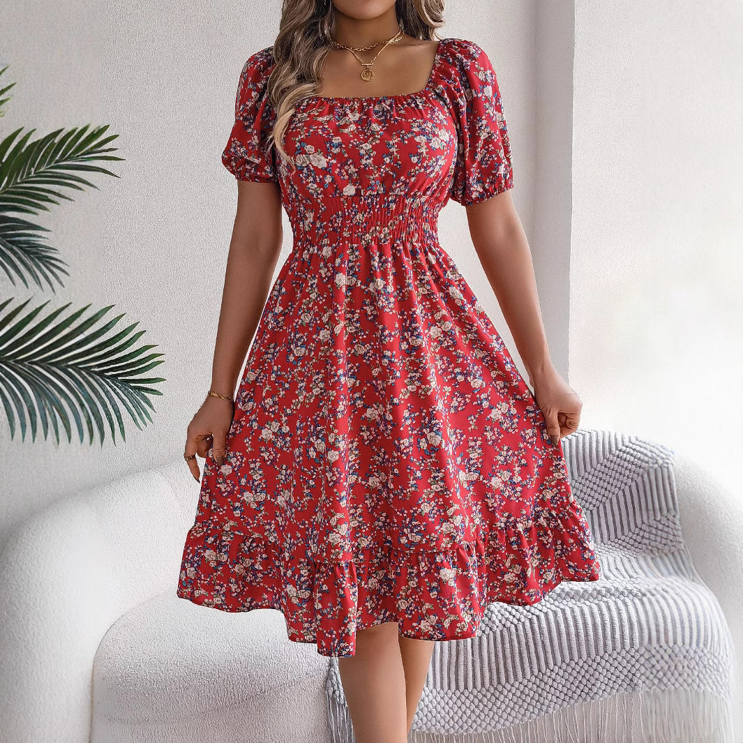 ROBE FLORALE D'AUTOMNE